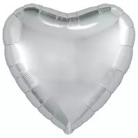 Воздушный шар Agura Сердце, серебро