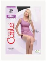 Колготки Conte elegant Nuance, 20 den, размер 6, черный