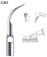 Насадка GD2 для скалера ультразвукового стоматологического, для снятия зубных отложений (подходит к DTE, Satelec, NSK) . 1 шт
