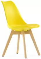 Стул Barneo N-12-2 Sephi экокожа желтая PU, Eames style