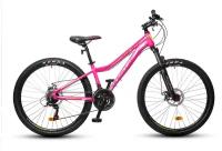 Велосипед HORST Rocket 26 (2022) розовый/серый/лимонный