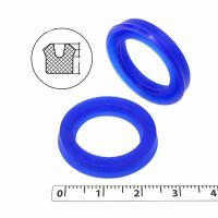 Манжета гидравлическая 20х28х5 (манжета цилиндра 28*20*5) тип UN PU (полиуретан) (упаковка 2 шт.)