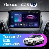 Штатная магнитола Teyes CC3 2K 6/128 Hyundai ix35 (2009-2015) (Tucson 2) Тип-AB