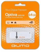 USB-накопитель Qumo 64GB, USB 2.0 (белый)