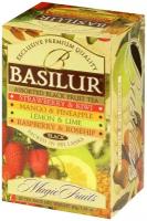 Чай черный Basilur Magic Fruits Assorted Black Fruit Tea ассорти в пакетиках, 20 пак