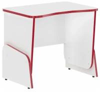 Детский компьютерный стол, растущий стол SKYLAND SKILLL STG 7050, белый/красный, 70х50х59.5/69.5 см