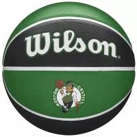 Мяч баскетбольный WILSON NBA TEAM TRIBUTE BOSTON CELTICS, арт.WTB1300XBBOS, р.7, резина, бут. кам, зел-черн