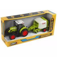 Трактор Drift 82215 с пресс-подборщиком для сена FARMLAND 1:16