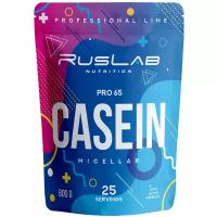 Казеиновый протеин CASEIN PRO 65, белковый коктейль (800 гр), вкус клубника со сливками