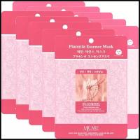 Маски на тканевой основе с эффектом увлажнения с плацентой Mijin Placenta Essence Mask, 10 шт