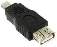 Переходник USB2.0 mini USB B (m) - USB A(f)