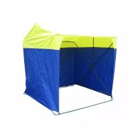 Торговая палатка «Кабриолет» 2x2 желто-синий