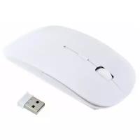 Беспроводная мышь Wireless mouse для компьютера или ноутбука/белая