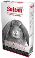 Гранулированный корм для кроликов SULTAN Professional / смесь кормовая / сухой корм для грызунов 1кг
