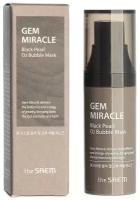 The Saem очищающая кислородная маска для лица с пудрой черного жемчуга 10 г Gem Miracle Black Pearl O2 Bubble Mask