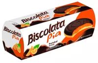 Печенье Biscolata PIA с апельсиновой начинкой, 100 г