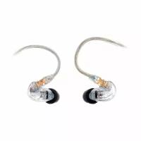 Наушники Shure SE215-CL-EFS, mini jack 3.5 mm, прозрачный