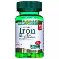 Natures Bounty Капсулы "Легкодоступное железо 18 мг" ("Gentle Iron 18 mg Capsules"), 60 шт