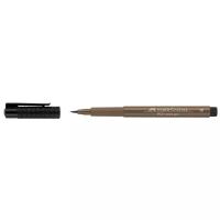 Faber-Castell ручка капиллярная Pitt Artist Pen Brush B, 167578, коричневый цвет чернил, 1 шт