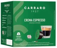 Кофе в капсулах системы Dolce Gusto Carraro CREMA ESPRESSO 16 шт