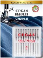 Иглы для швейных машин Organ универсальные 10/80 Blister