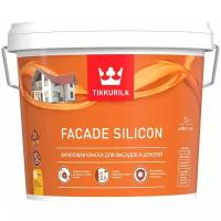 Краска для фасадов и цоколей Facade Silicon (Фасад Силикон) TIKKURILA 5 л бесцветная (база С)