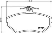 Колодки тормозные дисковые передн AUDI: A4 95-00, A4 Avant 95-01, VW: PASSAT 96-00, PASSAT Variant 97-00 TEXTAR 2194503