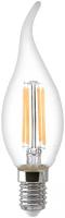 Лампочка Thomson филаментная TH-B2075 7 Вт, E14, 2700K, свеча на ветру, теплый белый свет