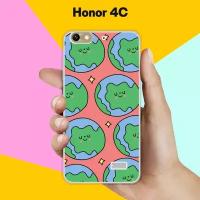 Силиконовый чехол на Honor 4C Земля / для Хонор 4Ц