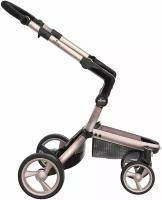 Детская коляска трансформер Mima Xari 2в1 Black/Mango на шасси Rose Gold