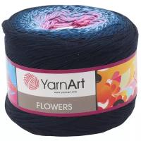 Пряжа для вязания YarnArt 'Flowers' 250гр 1000м (55% хлопок, 45% полиакрил) (271 секционный), 2 мотка