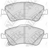 К-т торм. колодок Re TO Auris, Corolla 07- NiBK PN1835