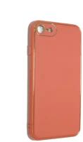 Чехол-накладка для iPhone 7/8/SE PC+PU LEATHER CASE красный