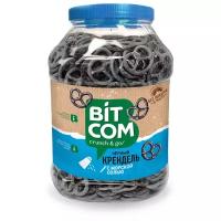 Крендель Bitcom, черные, с морской солью, 460 г