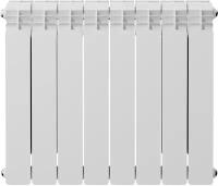 Радиатор Equation 500/90 8 секций боковое подключение алюминий белый