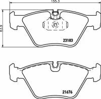 Колодки тормозные дисковые передн BMW: 3 99-05, 3 Touring 99-05, 3 кабрио 00-, 3 купе 00-, X3 04-, MG: MG ZT 03-, MG ZT- T 03- TEXTAR 2318302