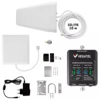 Готовый комплект усиления сотовой связи VEGATEL VT-900E/3G-kit (дом, LED)