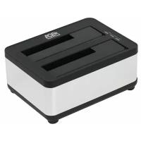 AgeStar 3UBT8 (SILVER) Док станция для HDD 2.5"/3.5" SATA clone, USB3.0, пластик+алюминий, серебристый