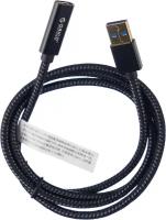 USB-Кабель, кабель-удлинитель, USB-A3.1 Gen2 (m) — USB-C (f), 1 м, Orico ACF31, черный [ORICO-ACF31-10-BK-BP]