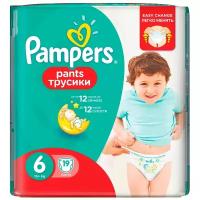 Pampers трусики Pants 6 (16+ кг), 19 шт