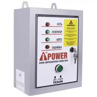 Блок автозапуска A-iPower 230В 50А, Автоматика АВР для однофазного генератора