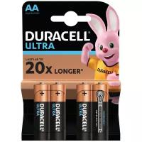 Батарейка Duracell Ultra Power AA/LR6, в упаковке: 4 шт