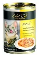 Edel Cat Нежные кусочки в соусе: курица и утка 0,4 кг 21794 (2 шт)