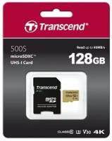 Карта памяти microSDXC 128Gb Transcend TS128GUSD500S