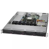 Сервер Supermicro SuperServer 5019P-WT без процессора/без ОЗУ/без накопителей/количество отсеков 3.5" hot swap: 4/1 x 600 Вт