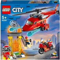 Конструктор LEGO City 60281 Спасательный пожарный вертолёт