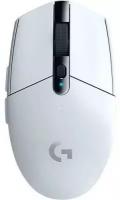 Мышь беспроводная Logitech G305 Wireless Gaming Mouse белый USB + радиоканал 910-005291