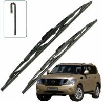 Дворники Nissan Patrol (6) Y62 Ниссан Патрол 2010 2011 2012 2013 2014 каркасные 600-450