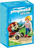 Playmobil. Конструктор арт.5573 Mother with Twin Stroller (Мама с близнецами в коляске)