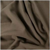 Ткань трикотаж начес (коричневый) 100% хлопок, 50 см * 200 см, италия